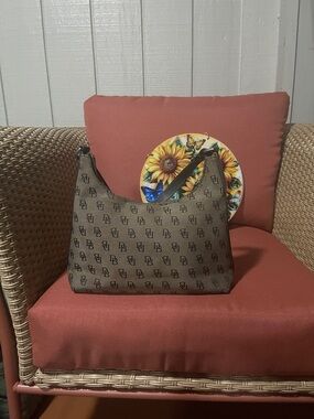 Dooney & Bourke Brown Monogram Shoulder Bag